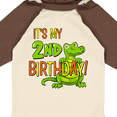 thumbnail image 4 of Inktastic It's My 2nd Birthday with Cute Green Alligator Boys or Girls Long Sleeve Baby Bodysuit, 4 of 5