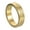 6mm Gold, variant on Roman Numeral Rings for Men Women Stainless Steel Jewelry 8mm Gold Size 12