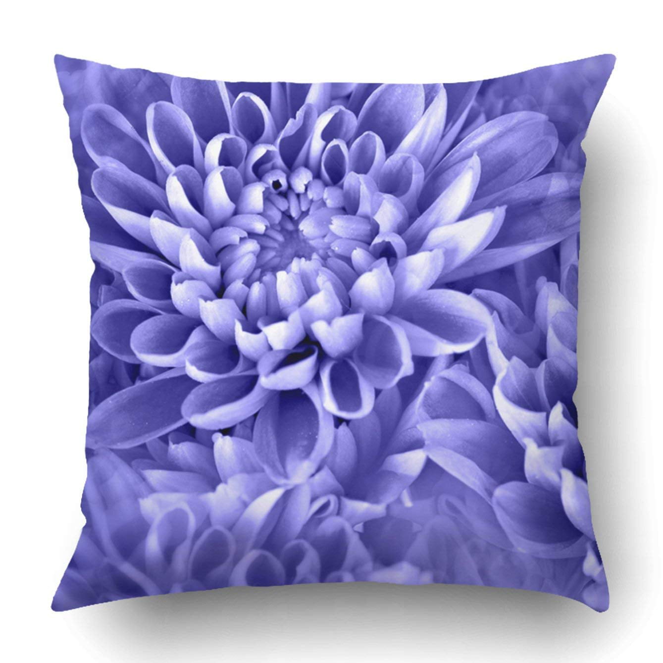 Newport-3D Flower Throw Pillow Covers Set of 2 Round  Decorative Pillowcase18" 