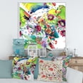 thumbnail image 2 of Designart 'Wildflowers and Vibrant Wild Spring Leaves X' Modern Framed Canvas Wall Art Print, 2 of 5