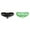 B-Black 1PCS & Green 1PCS, variant on 2 Pack(Purple 1PCS & White 1PCS) Multipack Pack Set Mens Personality Casual Mini Mens Latex Thong Underwear T Pants Jock Strap Transparent Lace