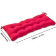 thumbnail image 3 of XmhyTop 39x20 Inch Outdoor Bench Cushion, Non-Slip Thickened Pad for Loveseats & Rocking Chairs, Indoor/Outdoor Use for Garden, Travel & Holidays (Red), 3 of 4
