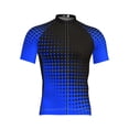 thumbnail image 2 of Yaoyar Men's Cycling Bike Jersey Short Sleeve with 3 Rear Pockets- Moisture Wicking, Breathable, Quick Dry Biking Shirt, 2 of 4