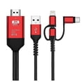 thumbnail image 1 of 3 In 1 Mhl Usb Type C To Hdmi Cable 1080p Hd Tv Adapter For Android & Ios, 1 of 4