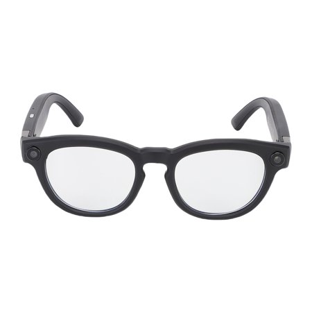 Riousery AI Smart Translation Glasses with Bluetooth 8MP Camera, Color Changing Lenses for Travel & Business, Black
