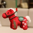 thumbnail image 5 of 2026 Year of The Horse Mascot Figurine, Chinese Zodiac Horse Pendant Statues Decorations, Collectibles, and Gifts Lucky Feng Shui Hanging Ornament for Car, Bag, Home Decoration(Red), 5 of 9