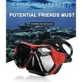 thumbnail image 3 of Snorkel Buceo Ndcxsfigh Gafas de vidrio Rojo Nuevos Originales, 3 of 8