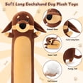 thumbnail image 3 of Peluche Auspicious Beginning Dachshund Dog 90 cm para niños, 3 of 8