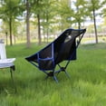 thumbnail image 3 of Moon Lence Lightweight Folding Camping Chairs with Carrying Bag Ultralight Hunting Chair for Outdoor Camping, Blue, 3 of 10