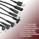 thumbnail image 4 of Cable USB C a CC PD 4.9FT 65W/20V para enrutador, cámara, TV, lámpara (Negro), 4 of 6