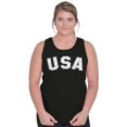 thumbnail image 3 of United States of America USA Patriot Plus Size Graphic Tank Top Brisco Brands 3X, 3 of 6