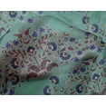 thumbnail image 4 of oneOone Silk Tabby Fabric Leaves & Floral Block Print Sewing Fabric BTY 42 Inch Wide, 4 of 4