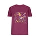 thumbnail image 2 of Fiudx Camisas para Mujer Blusas con Estampado de Flores Pequeñas para Mujer Top de Manga Corta con Cuello Redondo, 2 of 4