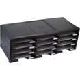 thumbnail image 3 of Storex 12-Compartment Literature Organizer/Document Sorter, Black, 3 of 5