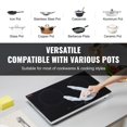thumbnail image 4 of 24 Inch 2 Burner Built In Electric Stove Cooktop 1800W Ceramic Glass Touch Control Timer Child Lock 9 Heat Levels Residual Heat Indicator 120V, 4 of 6