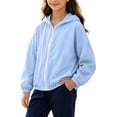 thumbnail image 5 of Acaics Girls Rain Jacket Waterproof lined Hooded RainCoats Windbreaker Size 3-16Y., 5 of 9