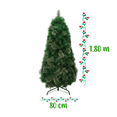 thumbnail image 2 of Árbol De Navidad La Merced Verde Ramas Jaspeado Altura 1.80 m Artificial Plástico Resistente, 2 of 2