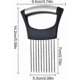 thumbnail image 5 of Stainless Steel Food Slicer with Onion Holder for Safe and Easy Cutting, 5 of 5