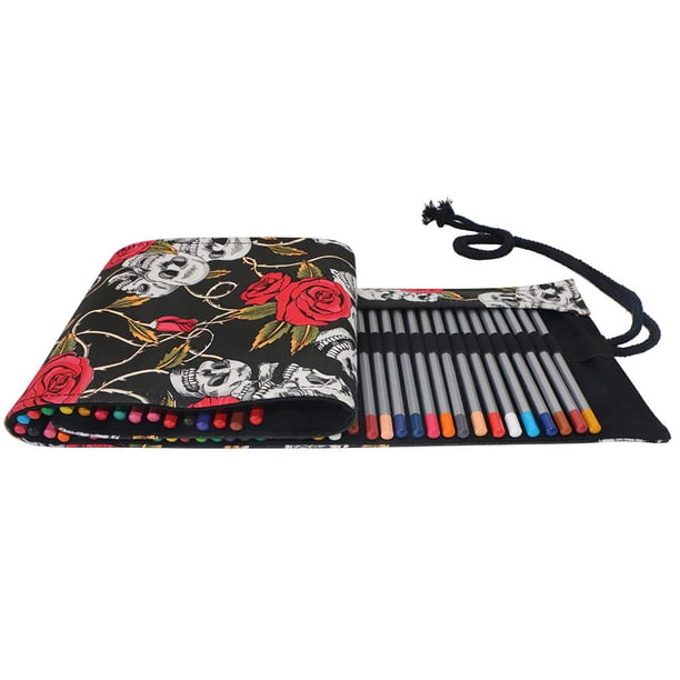 Juego De Lápices De Colores, Bolsa De Dibujo De Artista De Alta Capacidad, Estuche De Lápices Colorido Para Adultos, Libros Para Colorear, Lápiz De Dibujo, Viaje Serendint EL009936-00