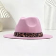 thumbnail image 2 of Gsakboxl Sun Hats for Women Women Men Leopard Pattern Wide Brim Bucket Hat, Western Style Solid Fashion Sunshade Fisherman Cap, 2 of 6