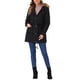 thumbnail image 2 of Allegra K Chaqueta de Invierno para Mujeres Parka Abrigo Puffer Largo Cálido a Prueba de Viento con Capucha de Piel Sintética XL Negro, 2 of 6