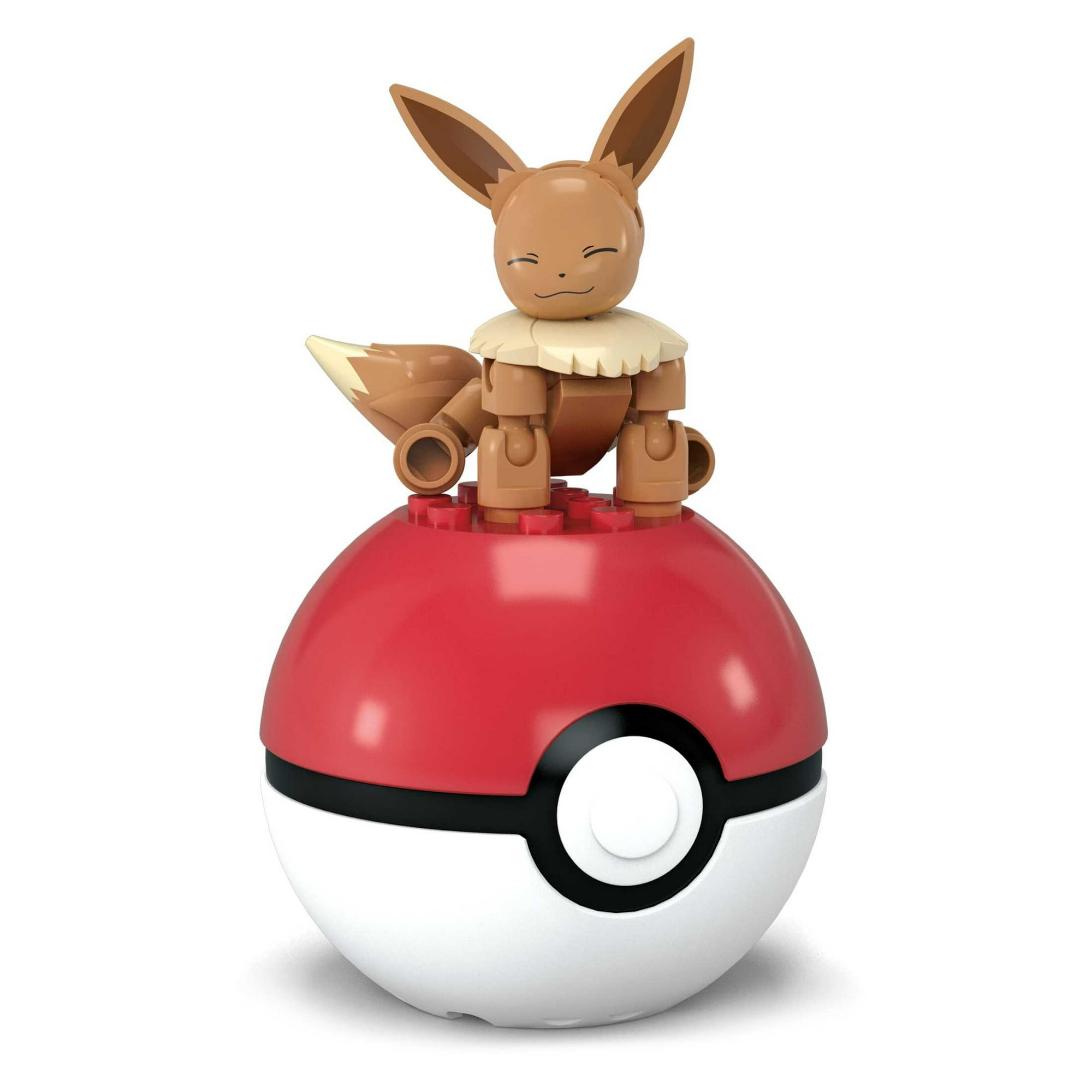 MEGA Pokémon Eevee Building Toy Kits with Action Figure (24 Pieces) for Kids