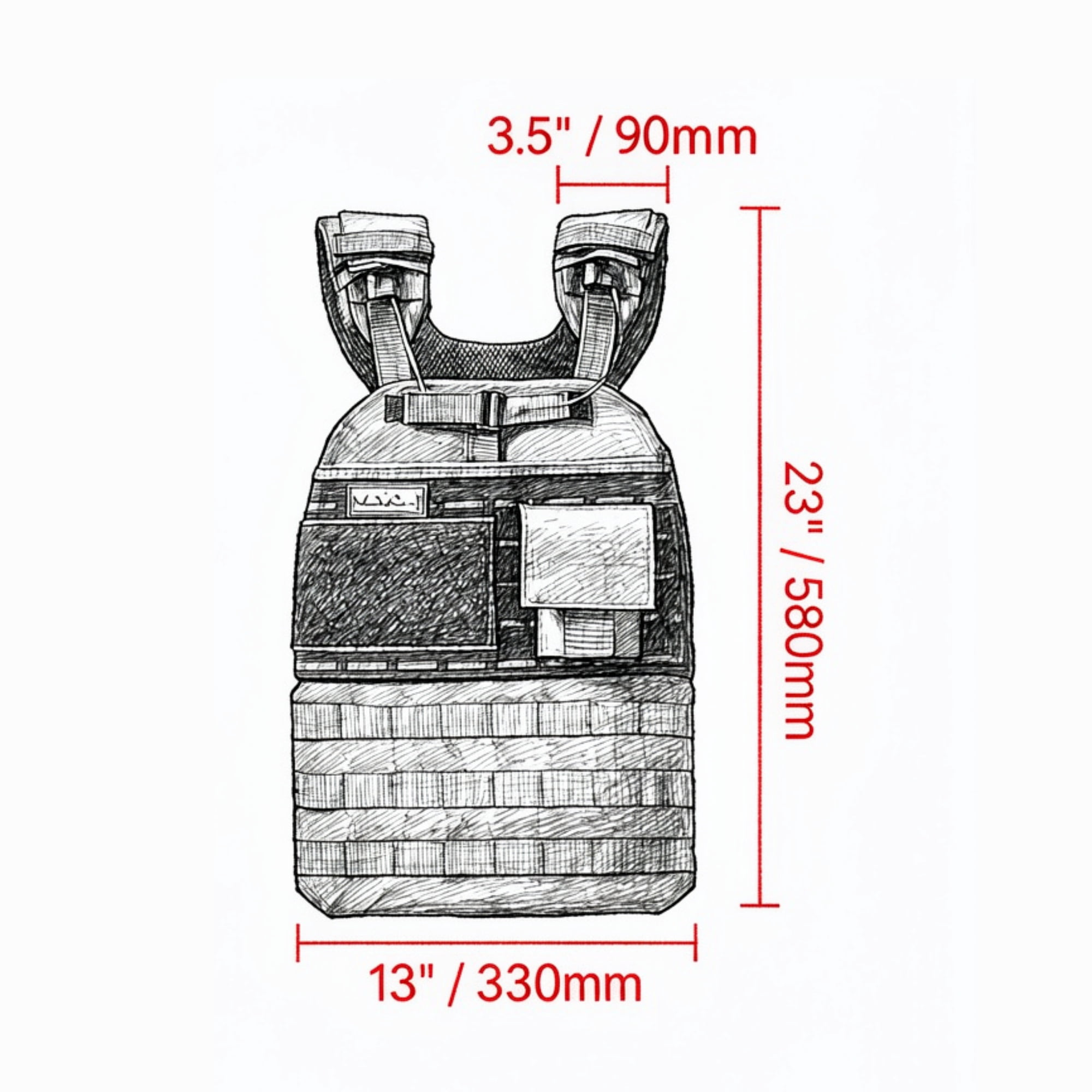 40lb Weighted Vest, Adjustable Body Weight Jacket for Men Women, Workout Equipment for Strength & Endurance Training, Running, Jogging, Walking & Weight Loss