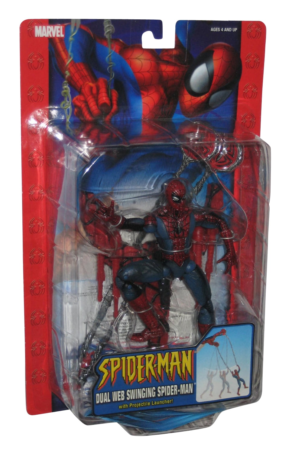 Marvel Spider-Man Dual Web-Swinging Toy Biz Action Figure 