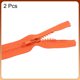 thumbnail image 3 of Uxcell 2Pcs Cremalleras de chaqueta de costura de 8 pulgadas, cremalleras de repuesto de resina para bolsa de manualidades, prendas de vestir, textiles para el hogar, ropa, Rojo Naranja, 3 of 7