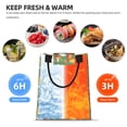 thumbnail image 5 of XMXT Reusable Lunch Bag Women, Autumn Mushroom Squirrel Insulated Lunch Tote for Office Travel, 5 of 8