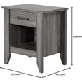 thumbnail image 3 of Glory Furniture Lennox G053-N, Gray End Table, Nightstand, 24" H x 18" W x 21" D, 3 of 9