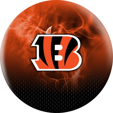 Cincinnati Bengals NFL On Fire Undrilled Bowling Ball Cincinnati Bengals NFL On Fire Undrilled Bowling Ball
