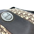thumbnail image 4 of Pre-Owned Christian CHRISTIAN DIOR Trotter Bag Shoulder Bag Brown SilverHardware (Good), 4 of 15