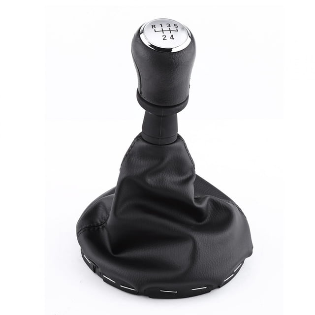 Gear Knob Kit, Dust-Proof Gear Knob Gaiter With Plastic And Synthetic Leather Material For Transporter T5 / T6 2003-2011 For Replacement Parts