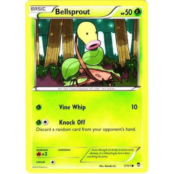 Pokemon Furious Fists Common Bellsprout #1