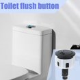 thumbnail image 3 of Lunfar （8×5×5cm） Toilet Flush Button, Toilet Button Pusher - Round Dual Push Button Toilet Flush Button | Wired Control Bathroom Accessories, Toilet Flush Button, 3 of 4