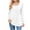 White, variant on Lenpel Women's Tunic Tops Dressy Long Sleeve Crew Neck Pleated Front Business Casual T Shirts Loose Tee Blouses(Green,X-Large)