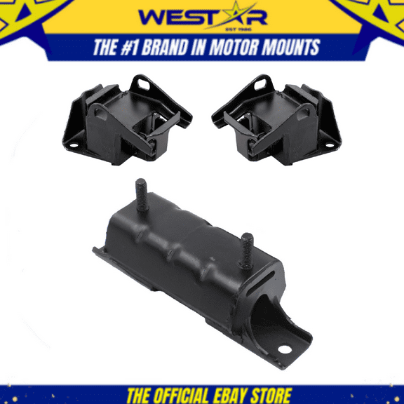 Engine Motor & Trans Mount 3PCS Set for 1995 Chevrolet Blazer 4.3L 4WD