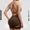 Dark Brown, variant on Seamless sexy peach buttocks one-piece gym set women fitness clothes threaded sports beauty back cross strap yoga suit female