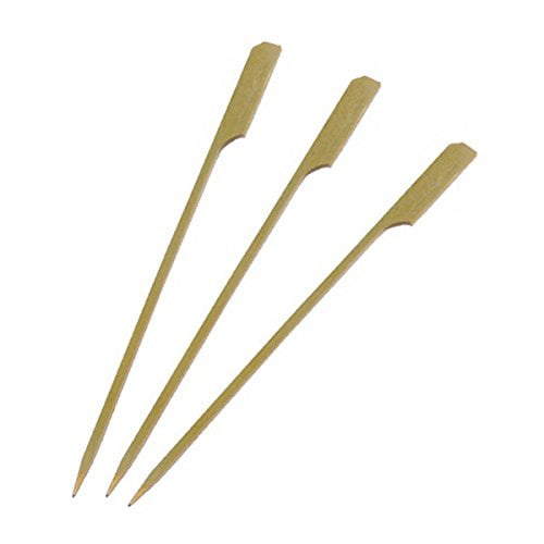 Drinks Case of 100 PacknWood Bamboo Paddle Pick Skewer 3.5 PK209BBTG90 Biodegradable Wood Sticks for Appetizers