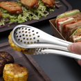 thumbnail image 6 of hwoehyo Professional Stainless Steel Non-Stick Food Tongs,7/9/12 in 3pcs, 6 of 8