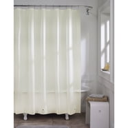 Mainstays Waffle Weave Textured Fabric Shower Curtain, 72