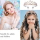thumbnail image 4 of Tiaras de cumpleaños para niñas, coronas para mujeres cumpleaños, tiara para mujeres cumpleaños reina con fajín de cumpleaños, corona para niñas, tiaras y coronas para niñas, 4 of 5