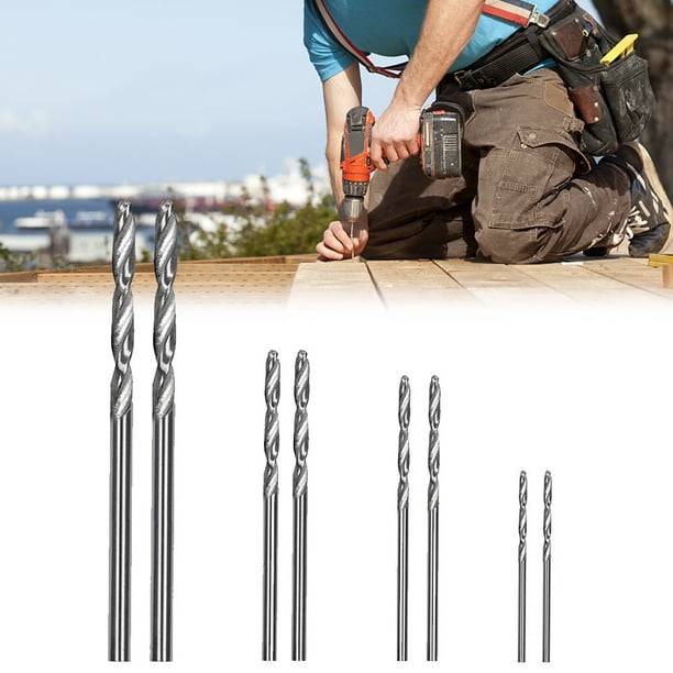 Juego de brocas de acero de alta velocidad con revestimiento de titanio, 40 Uds., herramienta HSS, juego de puntas de taladro en espiral de 0,6mm/1,0mm/1,5mm/2,0mm
