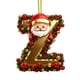 thumbnail image 1 of Adornos de letras para árbol de Navidad | Colgantes con letras del alfabeto para la decoración navideña del hogar | Decoraciones navideñas colgantes personalizadas para hacer tú mismo, 1 of 3