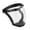Black, variant on Transparent Visor - Adjustable Full-Face Protective Shield - Durable Plastic Safety Mask - Heat & Impact Resistant for Work, Kitchen, and Outdoor Use with Easy Drawstring Closure(Brown)