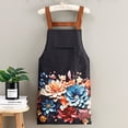 thumbnail image 2 of Delantal impermeable con estampado floral 3D para mujer, 2 of 2