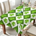 thumbnail image 4 of Coolnut St Patrick Clover Shamrock Tablecloth Rectangle Colorful Table Cloth Large Square Table Cover for Dining Kitchen Party 54"x54" Decor Gift, 4 of 7