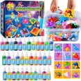thumbnail image 1 of Kit de juguetes mágicos para elfos acuáticos UNGLINGA, 34 colores, para niños mayores de 5 años, 1 of 6