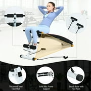 Gymax Multifunction Sit up Bench Folding Workout Gym Bench Full Body Strength Training